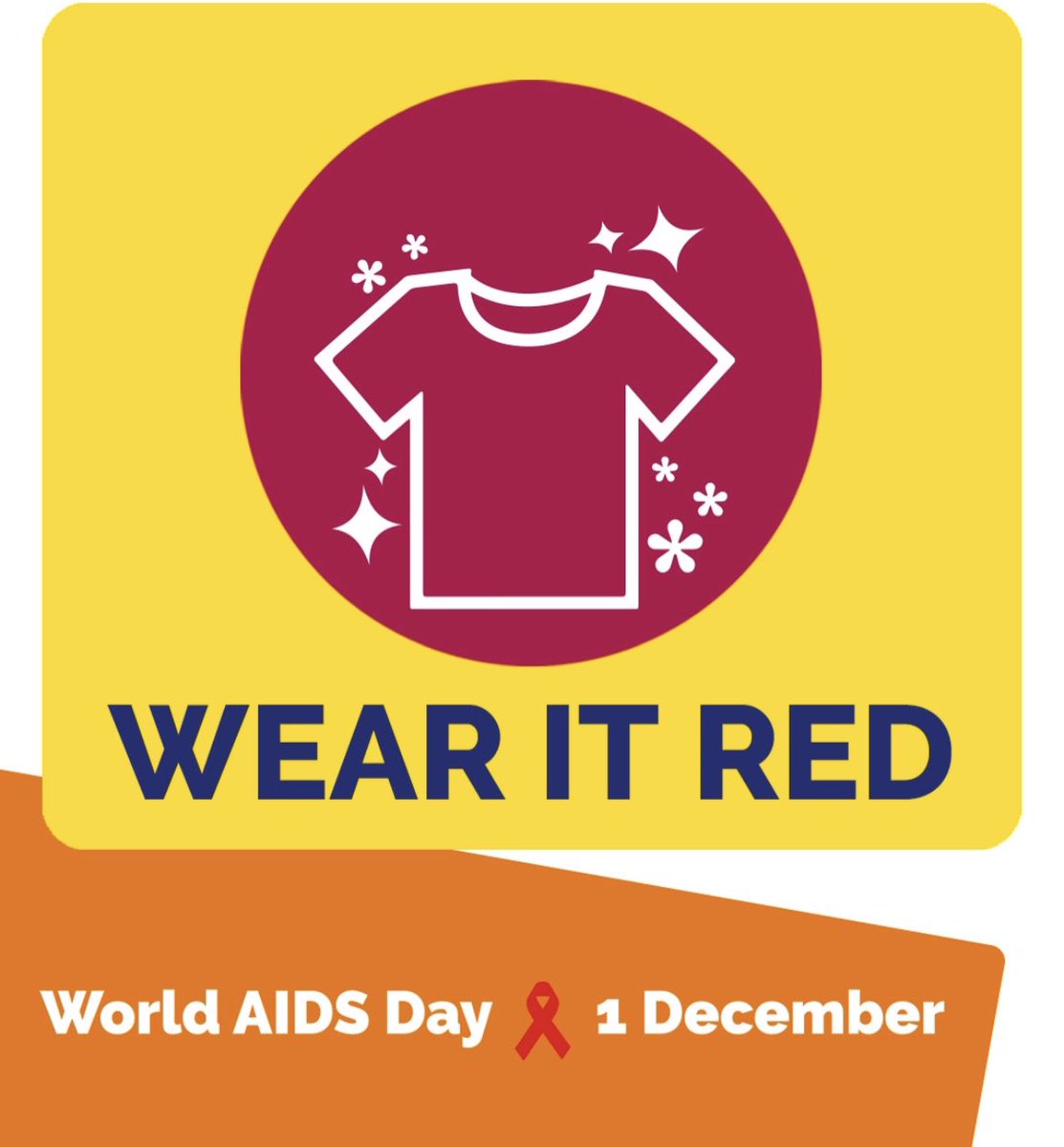 Organise a day where everybody wears red for World AIDS Day, in person or virtually!   tht.org.uk/take-action/wo… @THTorguk