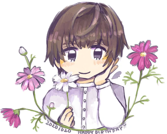 お誕生日おめでとう 過去絵しかないけど載せとこ 