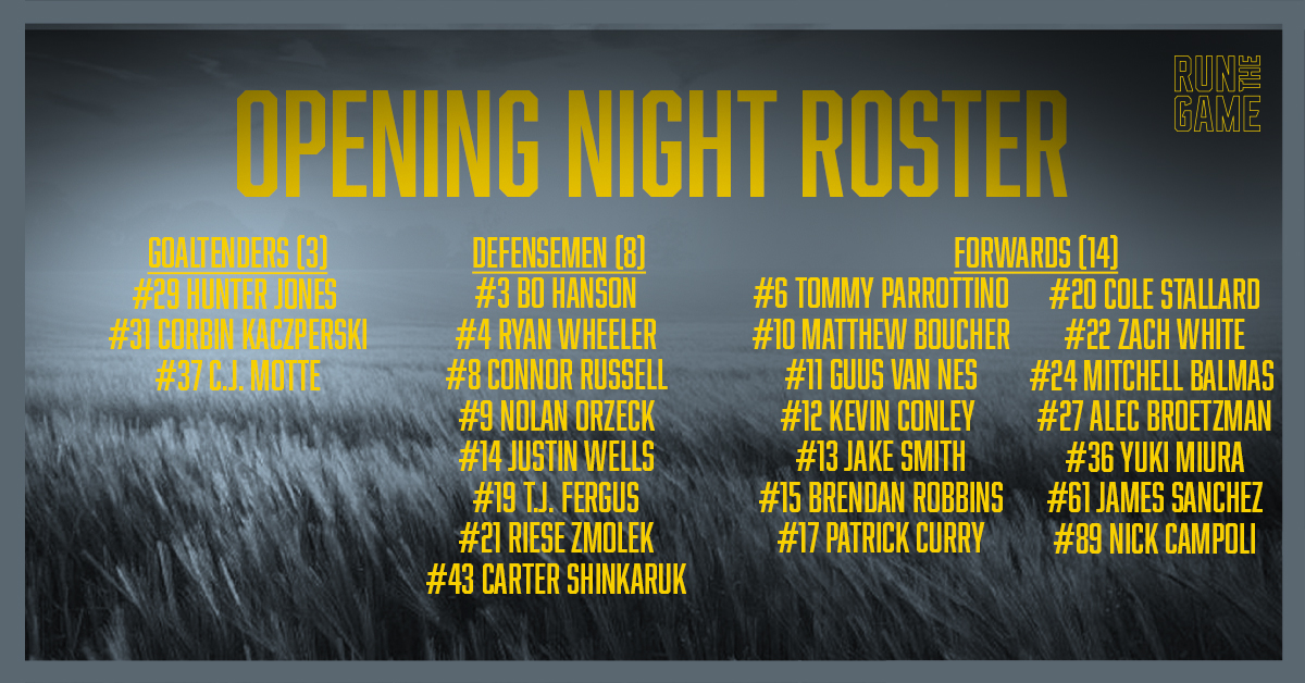 GoHeartlanders's tweet photo. Opening Night Roster is here 🦌🦌

Home Opener ➡️ TOMORROW night at Xtream Arena

Home Opener 🎟️🎟️ https://t.co/O0nqJBjkfh https://t.co/rWRB40cdEq
