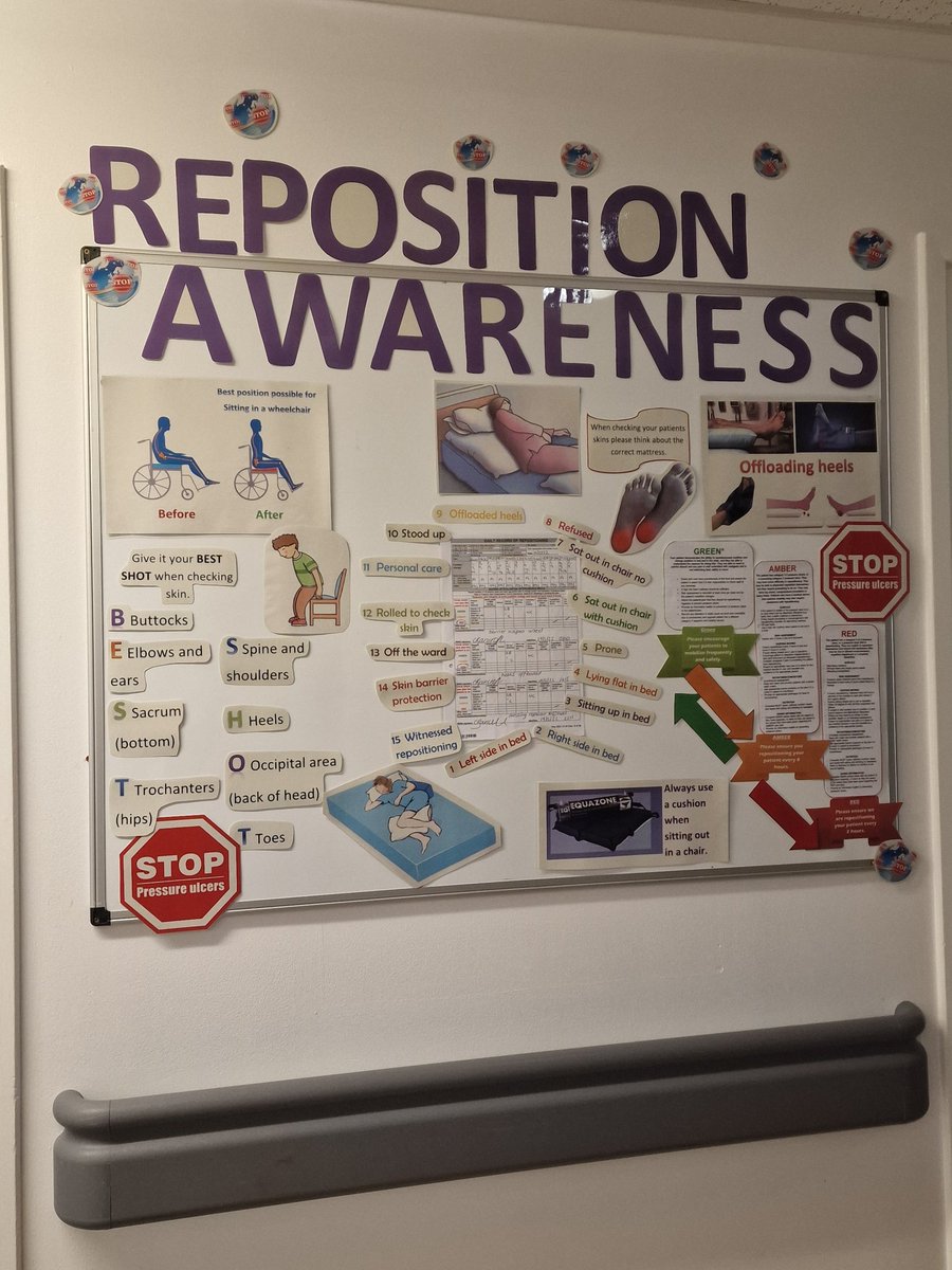 Ward 7 all ready for STOP the pressure study day. Feeds in nicely to the next few focus of the month boards.  <a href="/UHDB_DME/">DME</a> <a href="/UHDB_TVTeam/">UHDB Tissue Viability Team</a> <a href="/UHDBTrust/">University Hospitals of Derby and Burton NHS FT</a>