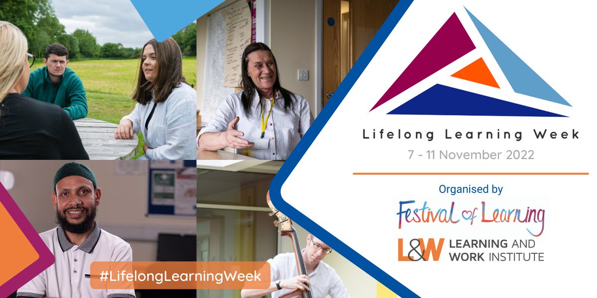 festival_learn's tweet photo. Not long to go until #LifelongLearningWeek. 

Get involved to help raise the profile of adult education and highlight the benefits of lifelong learning for individuals, communities and the economy. 

Find out more about our plans🧡
🔗https://t.co/Rj7l8WIeyi https://t.co/wIb71rnqzF