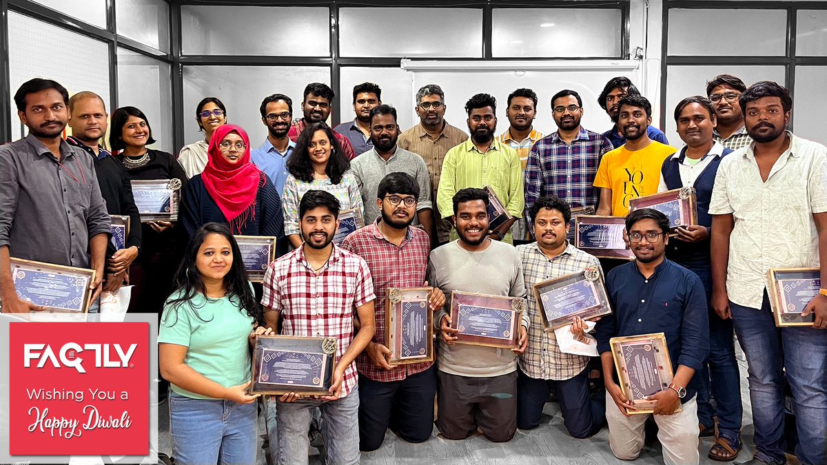 FactlyIndia's tweet photo. At Factly, dispelling misinformation is our mainstay, Diwali- as a signifier of the victory of knowledge over ignorance, it is a time to celebrate. Here’s our team with their Diwali hampers made of ikat handloom, dokra handicraft and sweets!
#diwali #gifting #team #culture https://t.co/U12lucBu1K