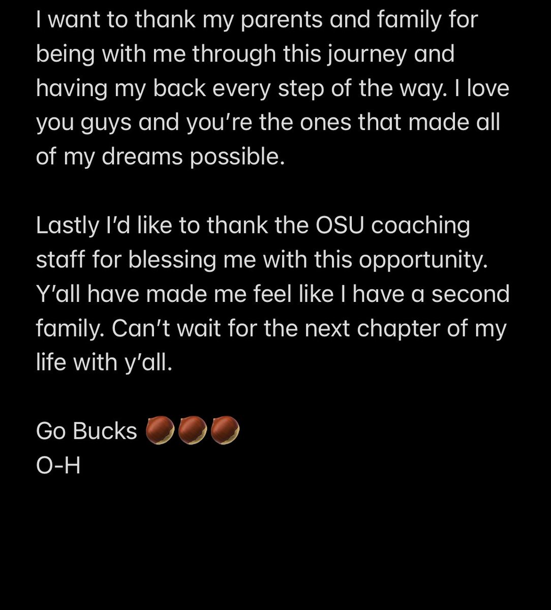 1000% committed!! Extremely blessed for this opportunity <a href="/OhioStateFB/">Ohio State Football</a> <a href="/NPCoachRalph/">Kyle Ralph</a> <a href="/ryandaytime/">Ryan Day</a> <a href="/CoachJFrye/">Justin Frye</a> <a href="/CoachSollenne/">Mike Sollenne</a>