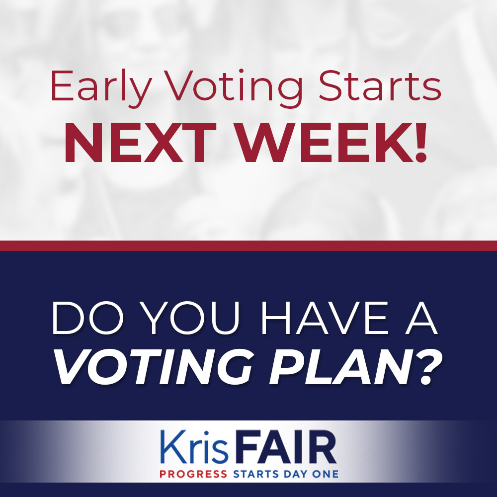 Delegate Kris Fair tweet media