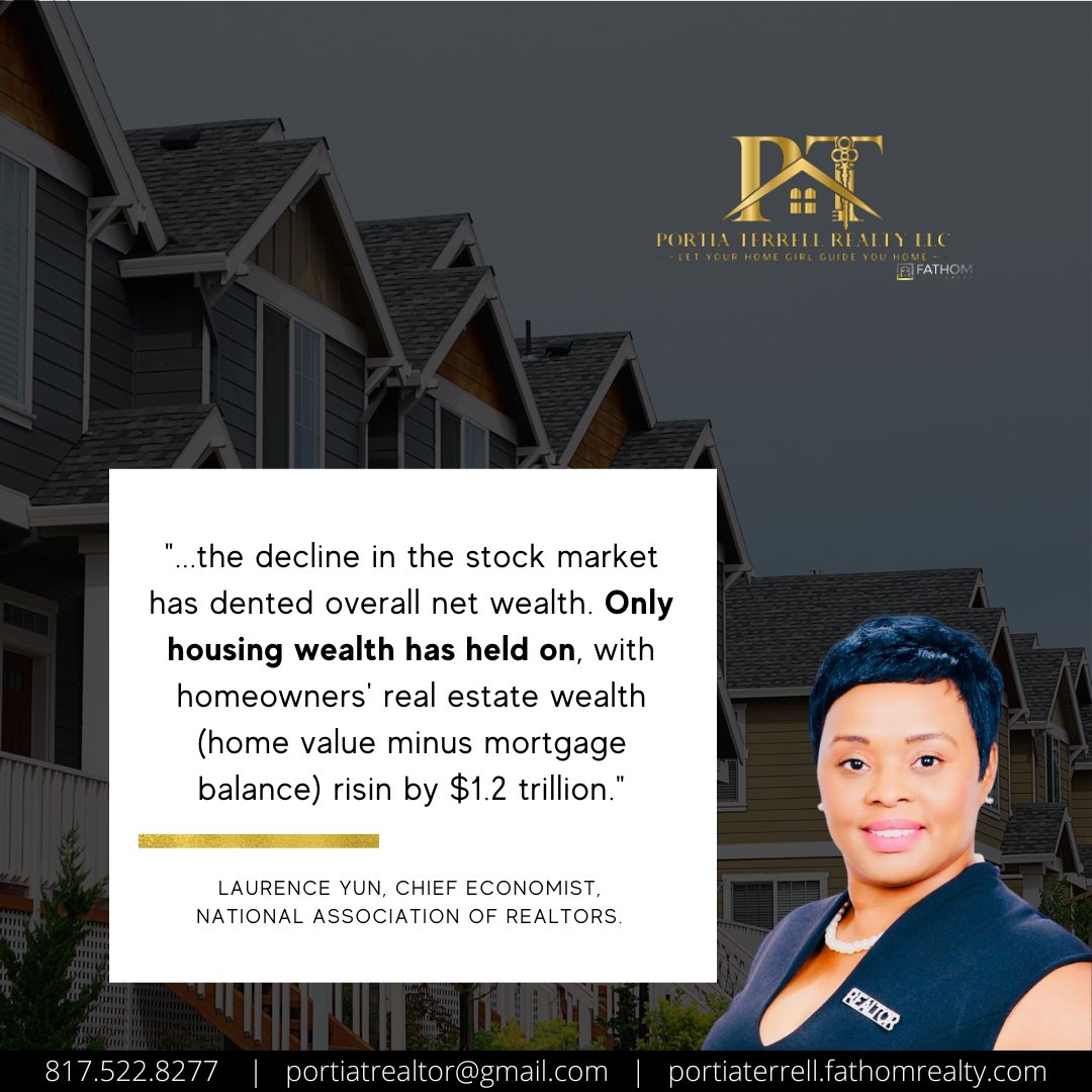 portia_terrell's tweet photo. Equity helps increase your overall net worth, it can also help you achieve other goals like buying your next home. 

Connect with me to find out just how much equity you have in your current home.

#FathomRealty #fathomrealtydfw #buywithportiat #sellwithportiat #dfwrealtor https://t.co/0p5UNwzePS