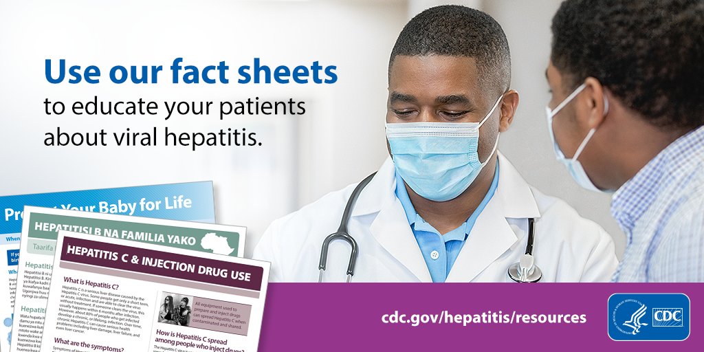 #HCPs: Looking for viral #Hepatitis fact sheets to help guide your patient education efforts? Access our FREE fact sheets about hepatitis A, hepatitis B, and hepatitis C! bit.ly/2UUnmux