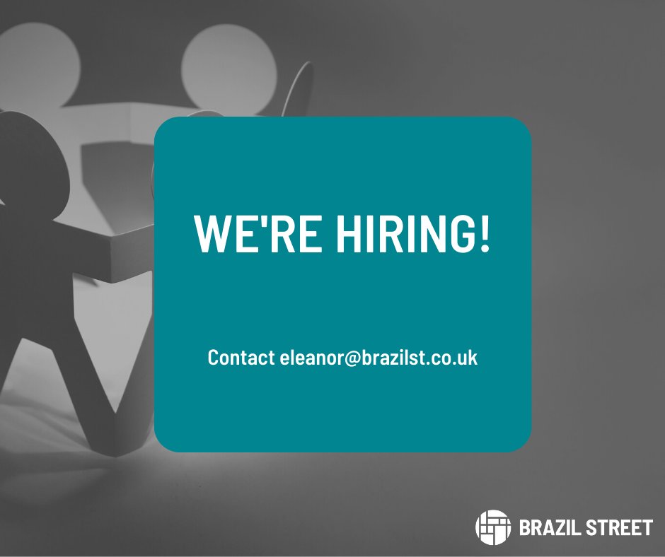 The BS team is growing! We're hiring for a full-time Account Executive position, based in Cheadle Hulme.
Sound like you or someone you know? Contact eleanor@brazilst.co.uk for full job spec.

#cheadlehulmejobs #accountexecutivejobs #accountexecutive
#advertisingjobsmanchester