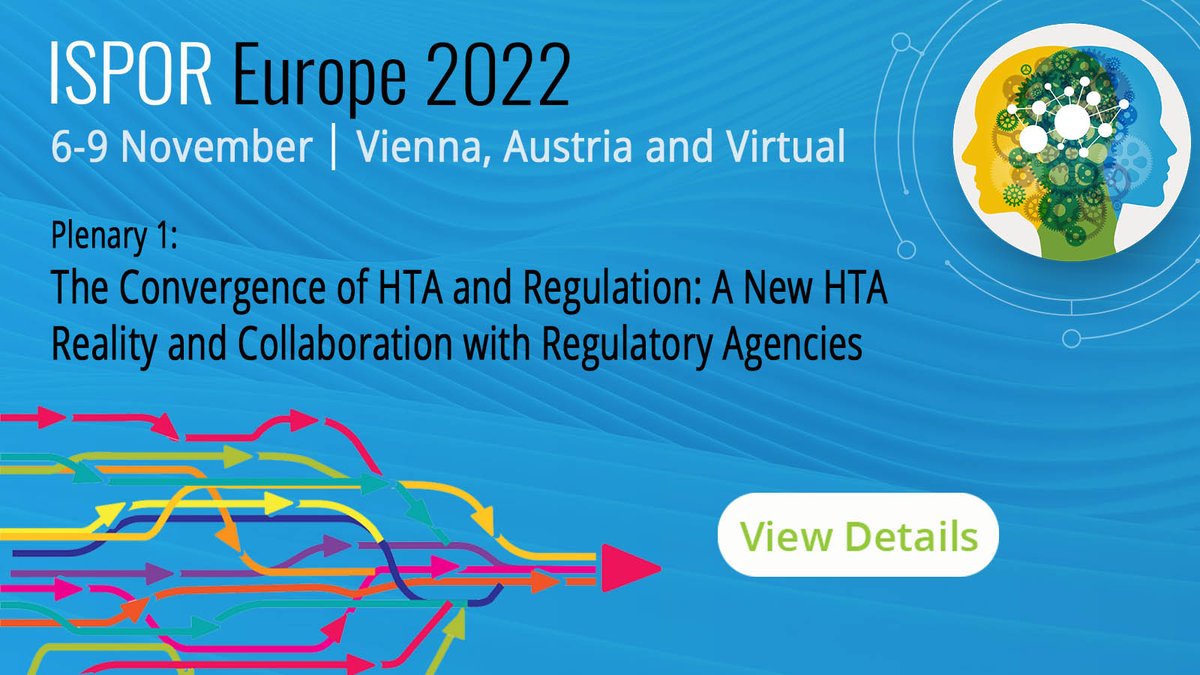 The 1st plenary of #ISPOREurope, 'The Convergence of #HTA and Regulation: A New HTA Reality and Collaboration With Regulatory Agencies,' will include program committee members @GuardianCMarcus of @EUnetHTA and Rui Santos Ivo of @INFARMED_IP Join us! ow.ly/au5M50LbStG