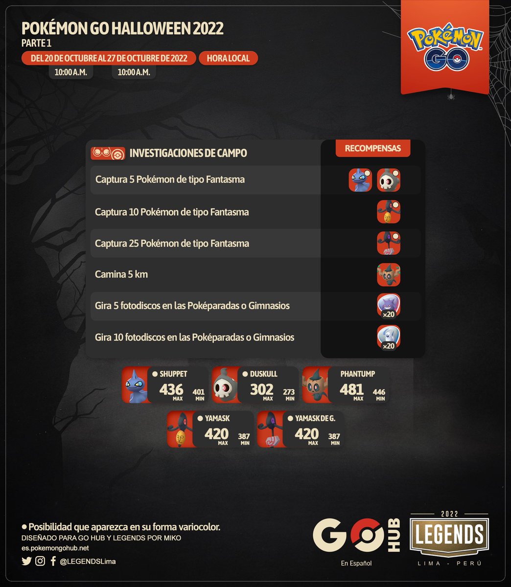 GOHubEsp's tweet photo. ¡Todos los detalles de la parte 1 del evento de Halloween!

Diseño: @LEGENDSLima https://t.co/i6DPUjKtu6