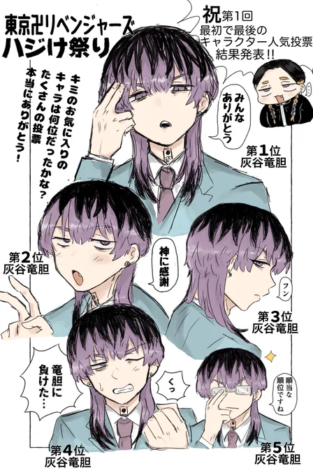 あげ直した…おめでとう…………(パロ)
#灰谷竜胆誕生祭2022 