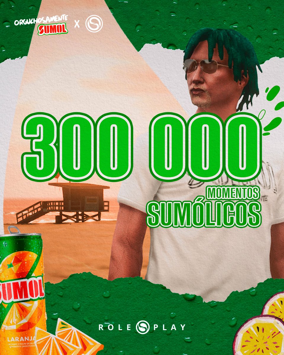 Offset_Esports's tweet image. Uma onda refrescante sem limites! 🚀🚀

Já se consumiram mais de 300 000 latas #Sumol no @Offset_RP!
🌊 sumol.offset.gg

#OrgulhosamenteSumol #NoDaysOFF
#OffsetRolePlay