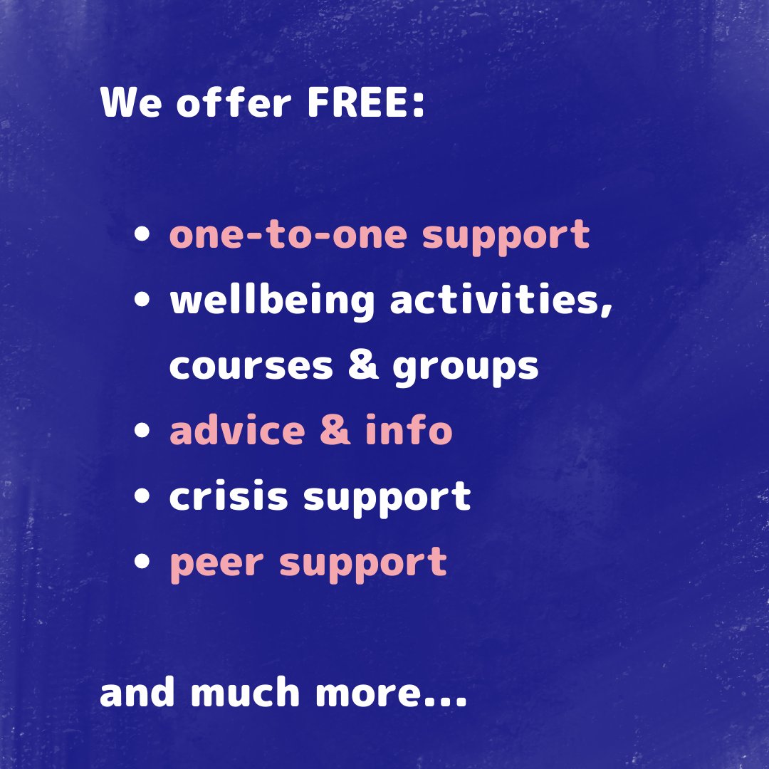We're MFT - we support Surrey residents (16+) with their mental health &amp; emotional wellbeing. No diagnosis needed!
Our services are:
- Free
- Friendly
- Online or Face-to-face
- Without waiting list
- Available as long as you need 
Register now on: maryfrancestrust.org.uk