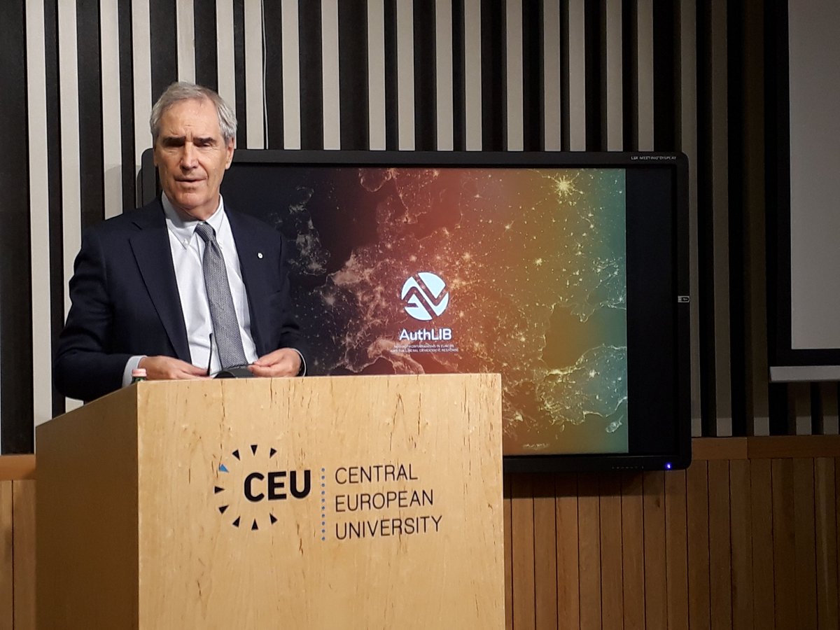 AuthlibEU's tweet photo. "When you are neo-#authoritarian, you seek to change the rules of the game," says @M_Ignatieff at @CEUDemInst discussing current challenges to #LiberalDemocracy in Europe. #DemocracyMatters #AuthlibEU https://t.co/aDRoI3Lnfx