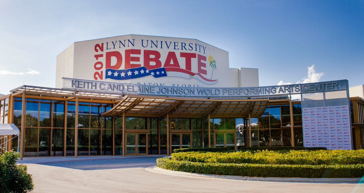 #tbt It’s been 10 years since Lynn hosted the third and final 2012 Presidential debate between President Barack Obama and former Governor Mitt Romney on Oct. 22 in the Wold Performing Arts Center. Check out some of the photos and videos here: spiral.lynn.edu/2012_president…