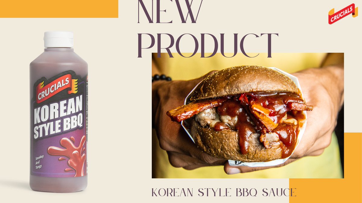 Get a rich Smokey &amp; Tangy taste with our new Korean Style BBQ Sauce which is now available at <a href="/asda/">Asda</a> #sauce #BBQ #koreanbbq #FoodInvation #crucials