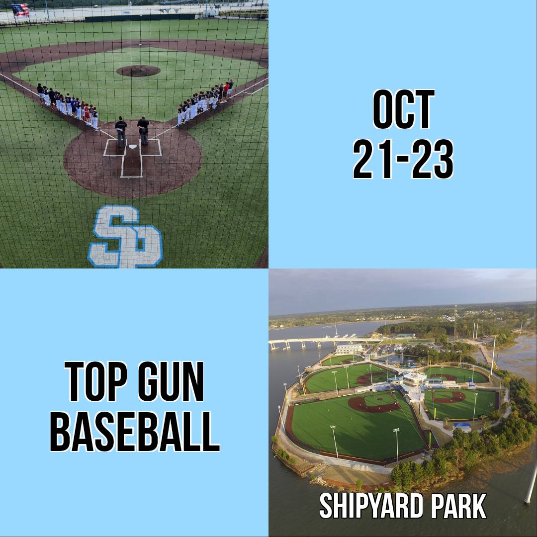 TheShipyardPark's tweet photo. This weekend is #TopGunBaseball! 
#EnjoyTheMoment #ShipyardPark #SwigandSwine #Anchorbat #ZanosAtShipyardPark https://t.co/nr1LFozexG