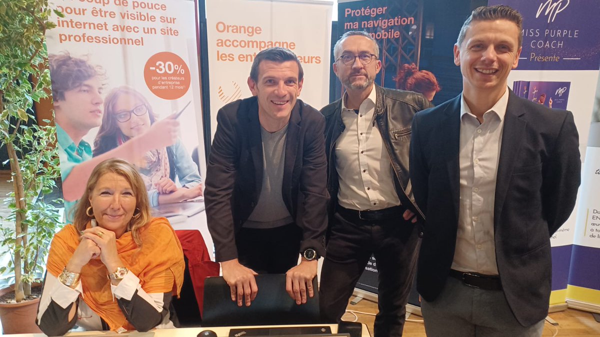 Notre présence à la 6e édition du salon de l'entrepreneuriat à Creil.  notre accompagnements auprès des futurs entrepreneurs sur la cybersecurité et visibilité. Toujours aux côtés de nos clients pro! <a href="/SarahJablonski9/">Sarah Jablonski</a> <a href="/RichardArnaud60/">Richard Arnaud</a>. <a href="/Thibaut_Dumont/">Thibaut Dumont</a>  <a href="/OrangePro/">Orange Pro</a> <a href="/OrangeHDF/">Orange Hauts-de-France</a>