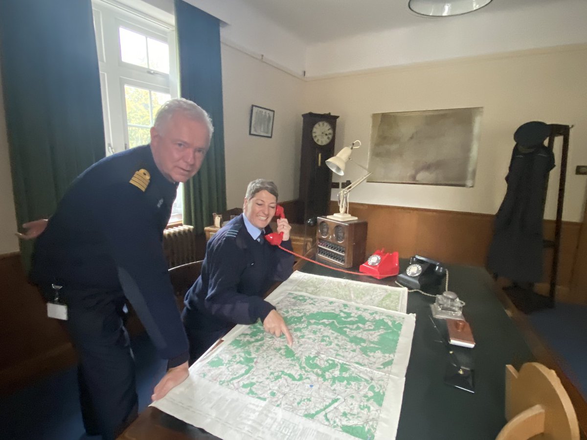 GHNijenhuis's tweet photo. Great visit to #EuropeanAirGroup RAF High Wycombe with NL Air Attache @MJPVerhulst. Netherlands Chief of the Air Staff @dennisluyt Director of EAG. Huge privilege to visit office of Air Marshall Bomber Harris. Many thanks to Mr Brown for excellent briefing! @RAFHighWycombe https://t.co/0S0qhBs6SE