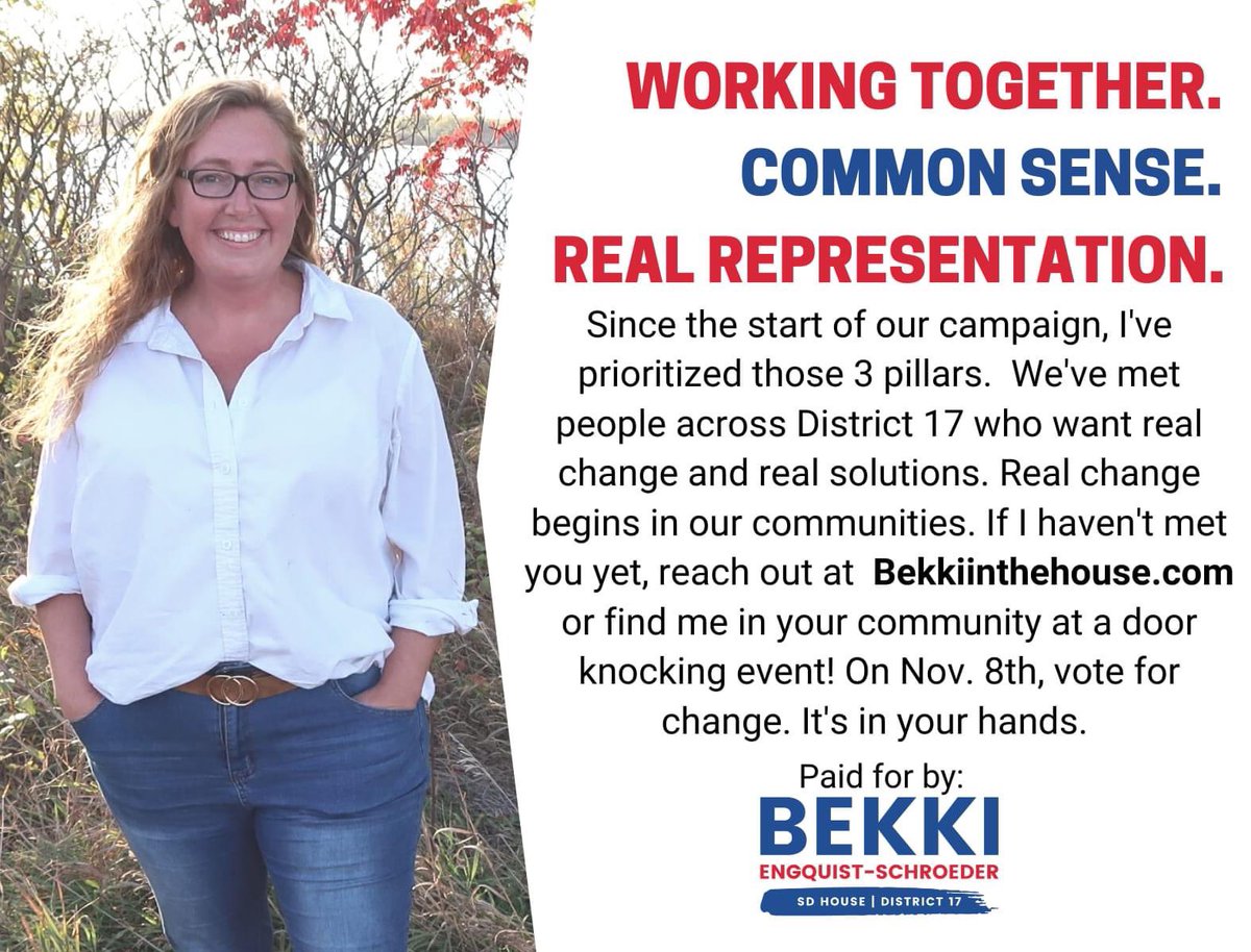 When it comes to politics, people are first. Vote for the people who represent the voters.