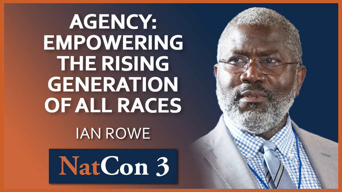 Watch @IanVRowe’s full address on “Agency: Empowering the Rising Generation of All Races” delivered at NatCon 3 Miami as part of the “Race” panel. Available here: youtu.be/tVWV9rGtmAE