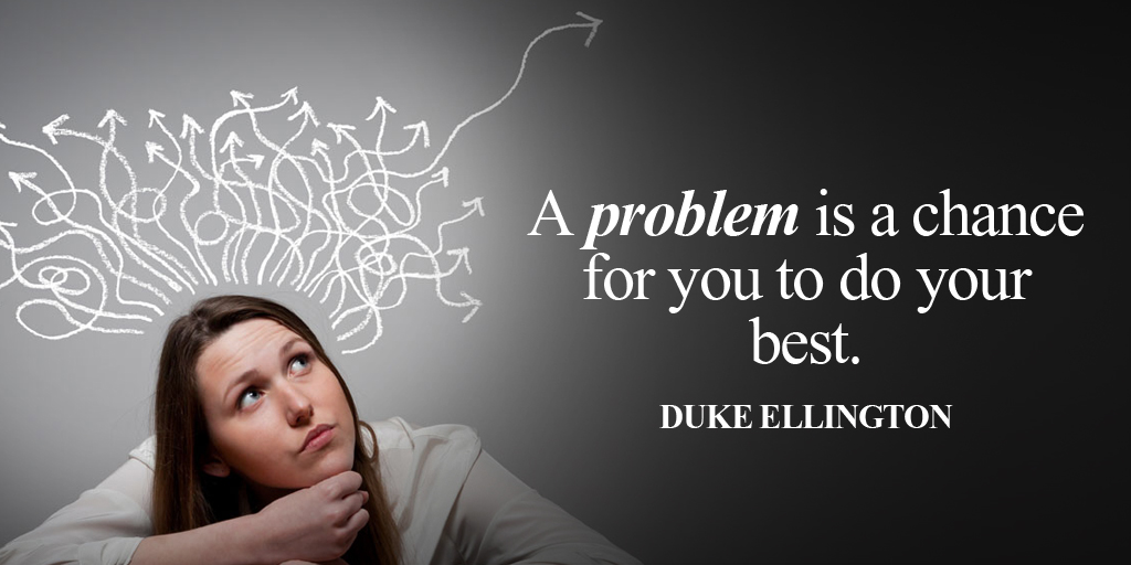 CryptoGoldAndy's tweet photo. A problem is a chance for you to do your best. - Duke Ellington #quote #ThursdayThoughts https://t.co/SK0LiWB5IT