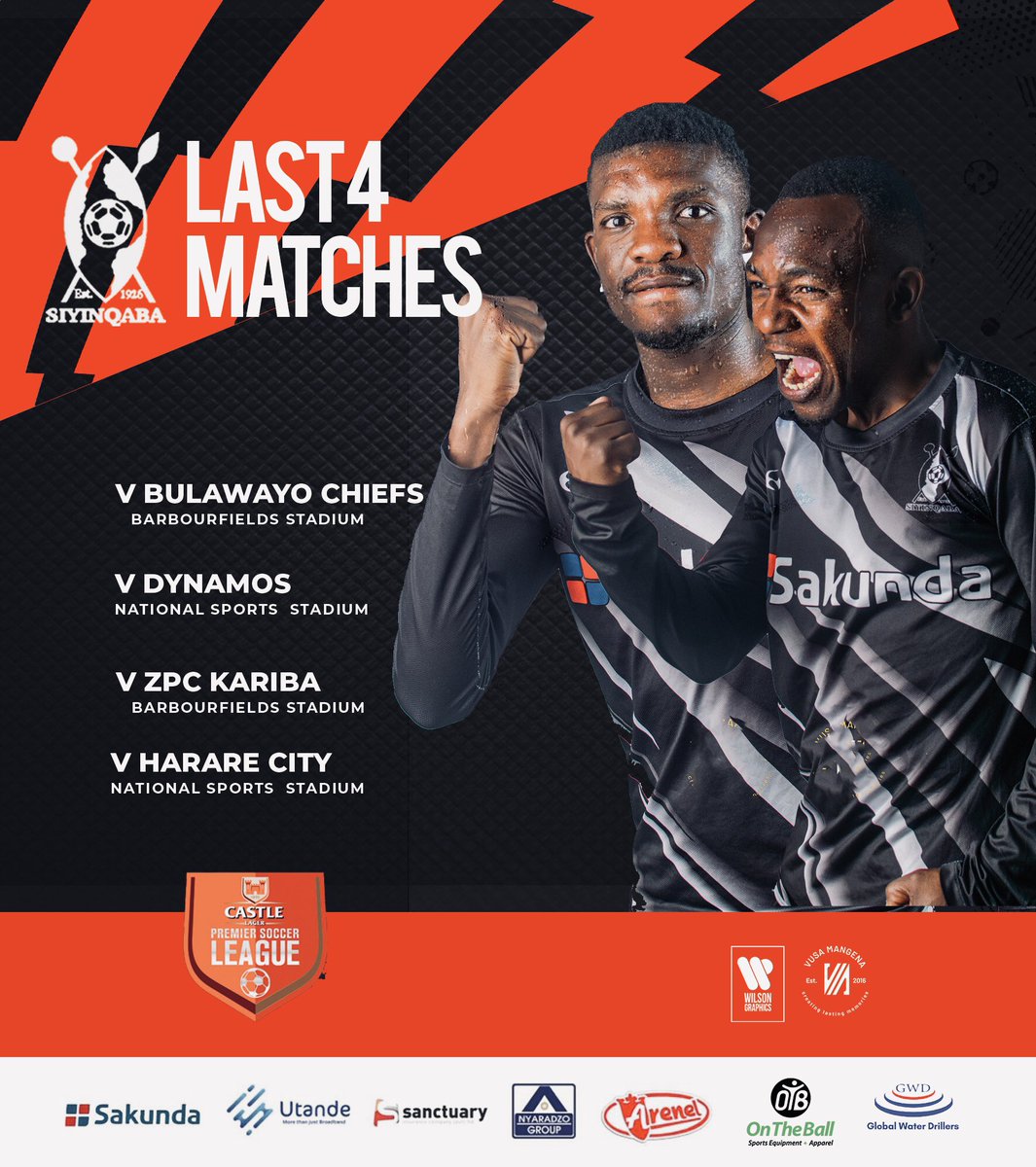 HighlanderBosso's tweet photo. The final lap.
Which of these matches are you looking forward to?
#Bosso
#SIYINQABA https://t.co/lT0BWQj2wP
