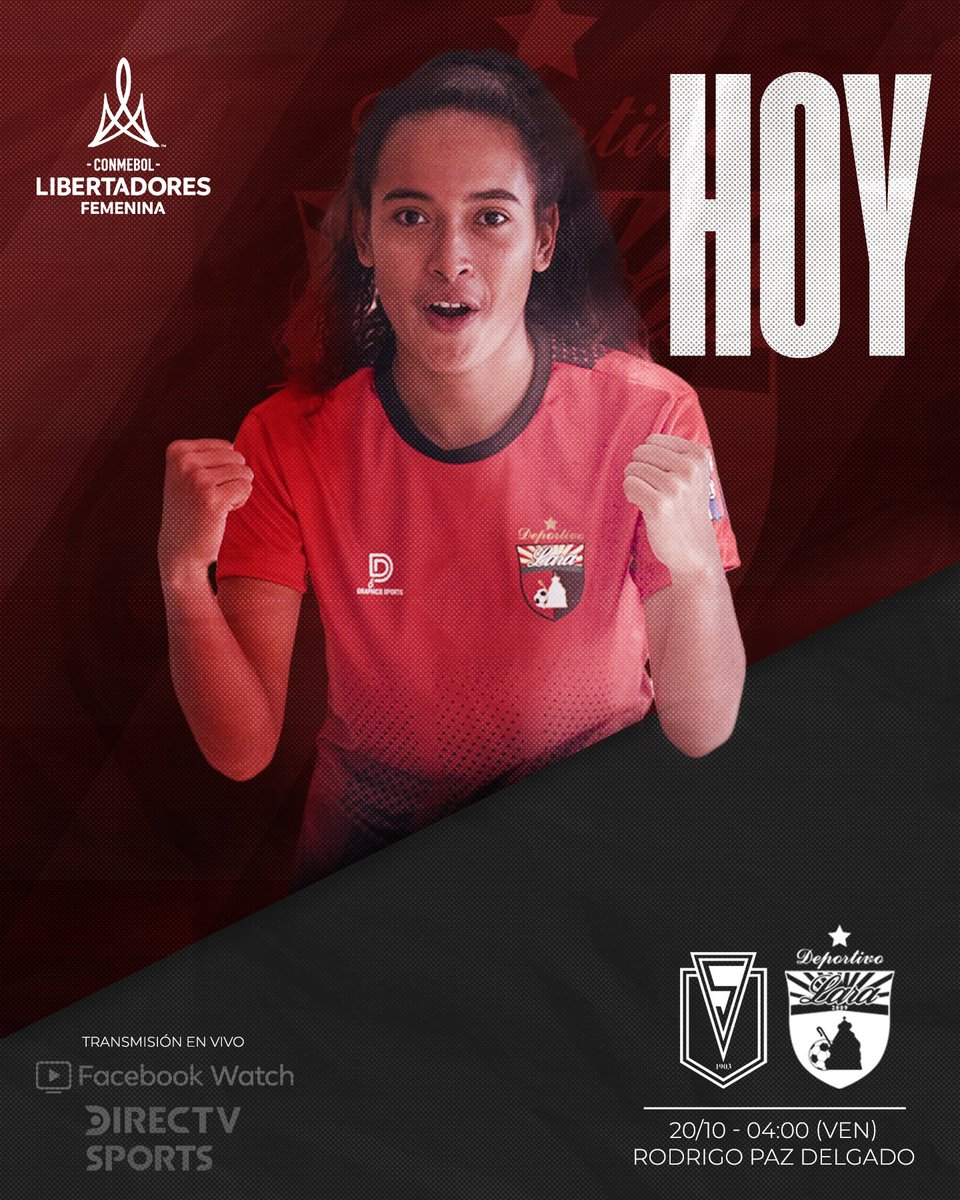 femdepor's tweet photo. #LibertadoresFEM |  ¡𝑪𝑶𝑵 𝑳𝑨 𝑭𝑬 𝑰𝑵𝑻𝑨𝑪𝑻𝑨!  💪🏼 ¡Hoy saltamos a la cancha con el sueño de una CLASIFICACIÓN! 👏🏼🔥

¡VAMOS!

🆚 @StgoMorningFem
🏆 J3 Grupo D - @LibertadoresFEM
⌚ 4:00 PM -VET-
🏟️ Rodrigo Paz Delgado 
🖥️ Facebook Watch
📺 @SimpleTVVE

#LaGloriaEsDeEllas https://t.co/B0o09GWfSi