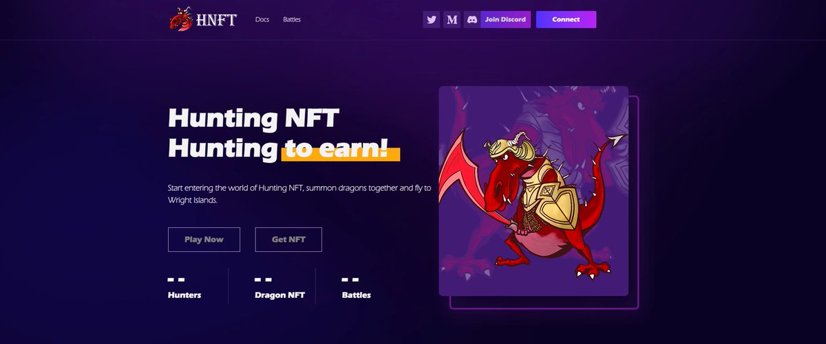 HuntingnftTeam's tweet photo. 🎉 Our official website has been launched 🎉
⚒️ Website: https://t.co/uJkuSnL7i7
🧾 Details:  https://t.co/2EaCZvJyzj

#GameFi‌  #P2E   #HuntingNFT #Nervos @NervosNetwork https://t.co/fuVev3k3Ox