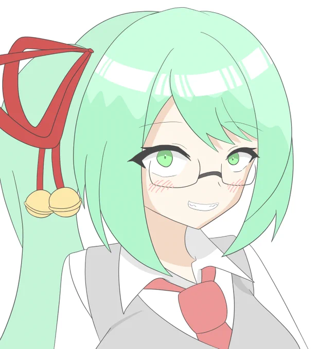 #すずあーと三白眼ギザ歯ボスがはやっていたみたいなので… 