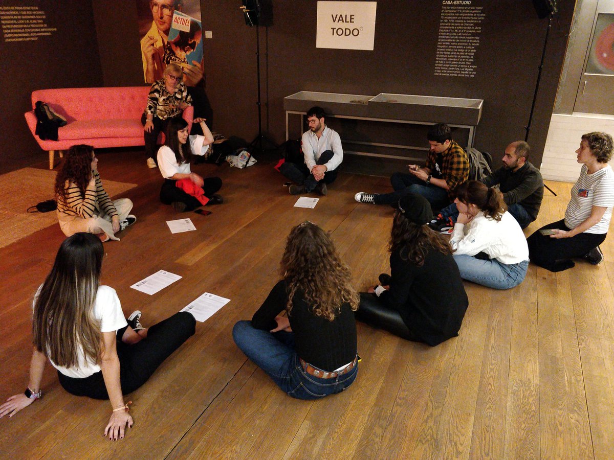 Empieza el taller de realidad aumentada para la #EducacionPatrimonial en el #CIEP5 #FactoriaEP