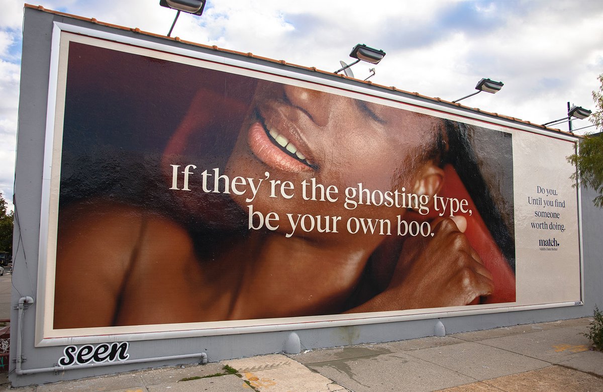 Muse by Clios (@musebyclio) on Twitter photo .<a href="/Match/">Match</a> encourages self-love over settling in new outdoor ads: bit.ly/3SxoaAp .<a href="/Match/">Match</a> encourages self-love over settling in new outdoor ads: bit.ly/3SxoaAp
