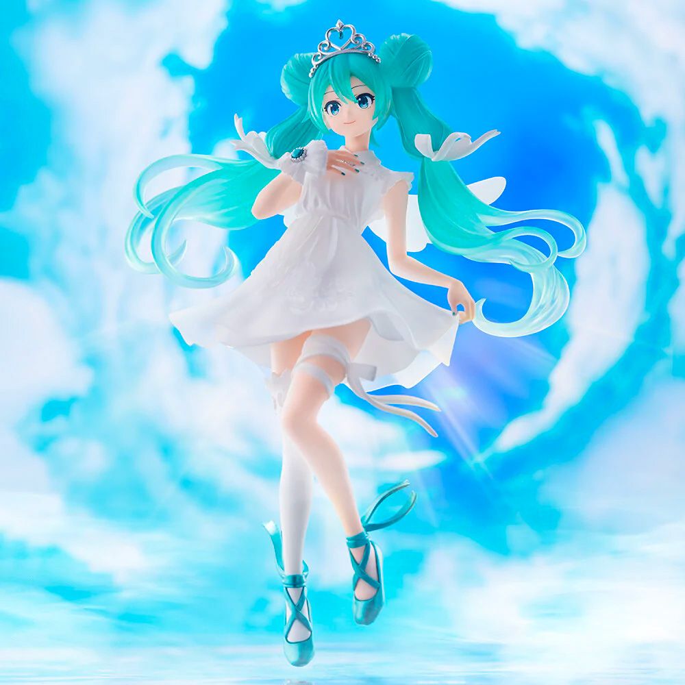 shinsekaifr's tweet photo. 🕊#Vocaloid🕊
Coucou les #shinies✨ !
On a reçu les figurines de #MikuHatsune #15thAnniversary #KeiVer. de la gamme #SPM de chez #SEGA ! Du coup elle est disponible sur le site dès maintenant ! 😉
🌐 https://t.co/zDHenZVj5t
Vous trouvez pas qu'elle ressemble à un ange ? 🥰 https://t.co/yD5kd2ro78