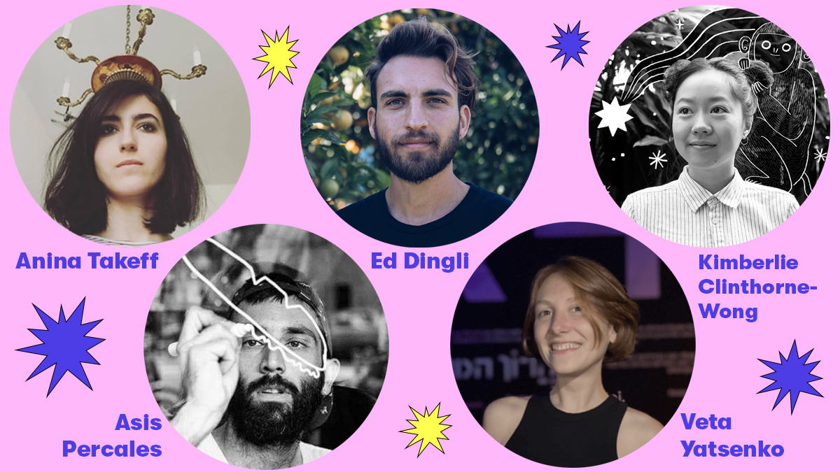 fine_acts's tweet photo. 🎉 Hooray to the amazing artists who made this possible! Featured here: Anina Takeff, Ed Dingli (@eddingli), Kimberlie Clinthorne-Wong (@KWIllustrations), Asis Percales (@asispercales) and Veta Yatsenko (@YatsenkoVeta). Stay tuned for the next batch of hopeful artworks❣️ https://t.co/85TMKAxFY1