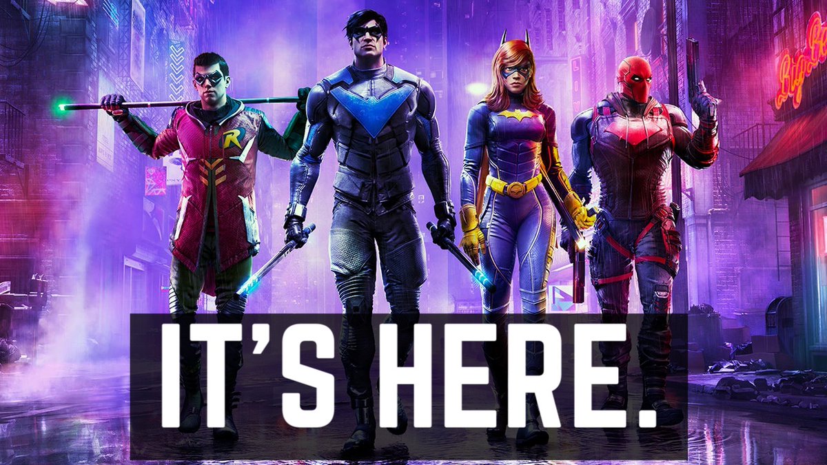 slcmof's tweet photo. IT'S THE FINAL COUNTDOWN. Going live at 11 AM EST (40 MINUTES) to chat about GOTHAM KNIGHTS as we approach the long-awaited release: https://t.co/wun6AidUJf https://t.co/vsLvyM1bMd