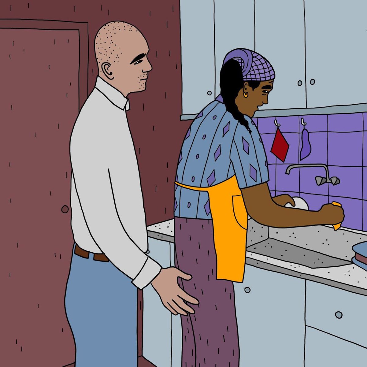 EgnaLegnaMDW's tweet photo. “It was a family of two, husband and wife. I went to work, and the husband started to harass me sexually. He would touch me
inappropriately when I was working in the kitchen.”
#includeusinlaw205 https://t.co/WZ6dQ7h3yc