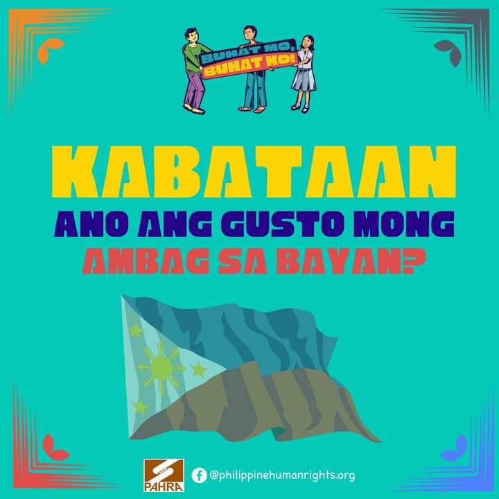 Kabataan, usap tayo! Ano ang gusto mong ambag sa bayan? 🤔

Ibahagi ang iyong ideya sa comment section! Babasahin namin ang iyong mga komentaryo bukas sa Episode 23 ng TAuMBAYAN dito sa aming Facebook page sa ganap na alas-kwatro nang hapon hanggang alas-sais.