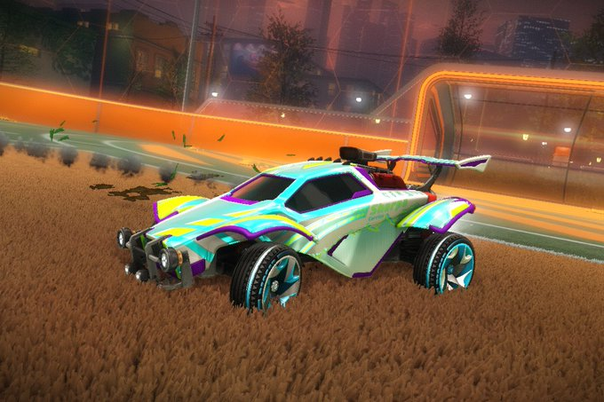 6haunRL's tweet photo. #RLFitCheckContest
#FitCheckContest
Car: Octane Purple
Wheels: Reaper Sky Blue
Decal: Dune Racer Lime
Boost: Standard Grey https://t.co/pvFwHVJv5q