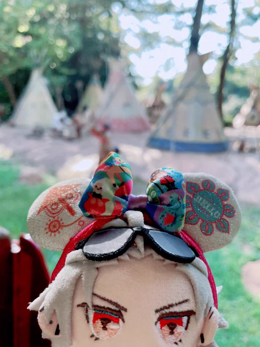 1日目終了ー!!つっかれたーーー!!!雲一つない快晴のデデニー久しぶりで嬉しかった2枚目は開拓時代にタイムスリップしたサマ 