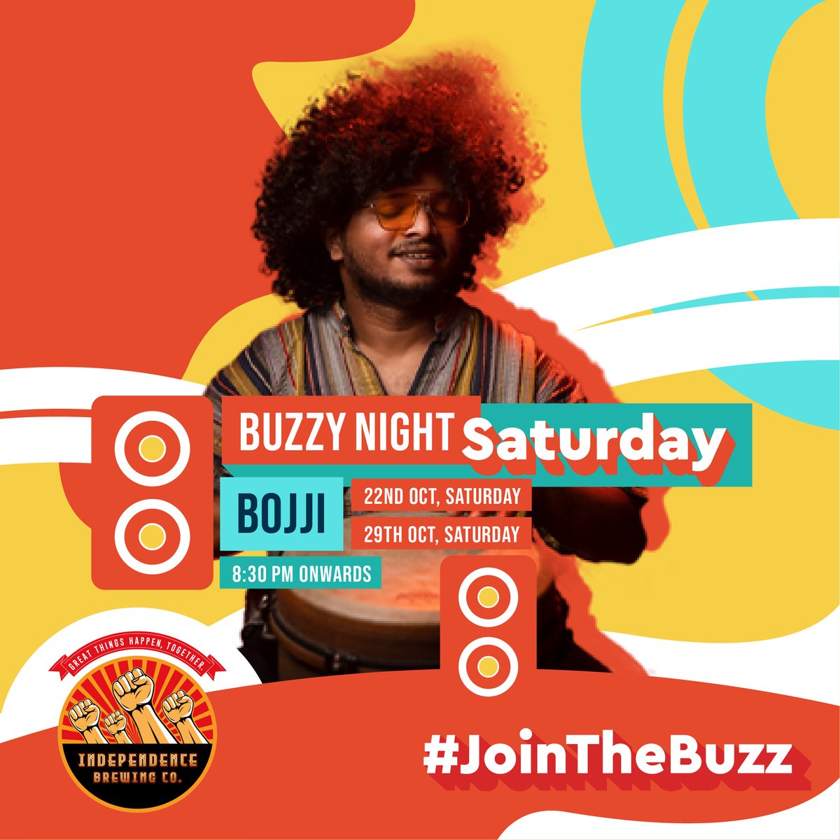 Come for chilled-out vibes that don't miss a beat. After all, we've got a soulful performance by percussionist BOJJI, along with ultra-premium brews. #JoinTheBuzz at IBC Kalyani Nagar.

For bookings, call
Pune: +91 91564 92337 / +91 91569 32337

#IBC #Togetherism #livemusic