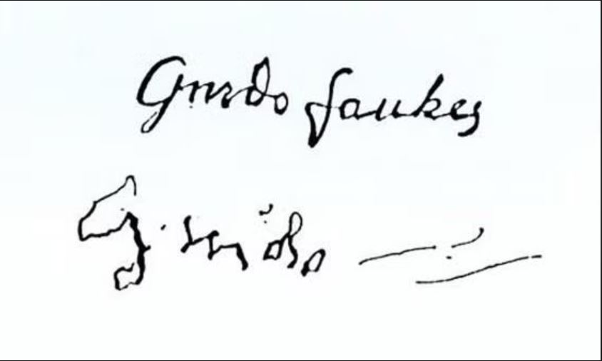 Yazarımızın imzalar sonrası fiziki durumu (1.ek). İlk imzası ve son attığı imza (2.ek) . (Gereksiz bilgi: 2. ek Barut Komplosu sonrası Guy Fawkes'in ifade öncesi ve sonrası imzasıdır ).