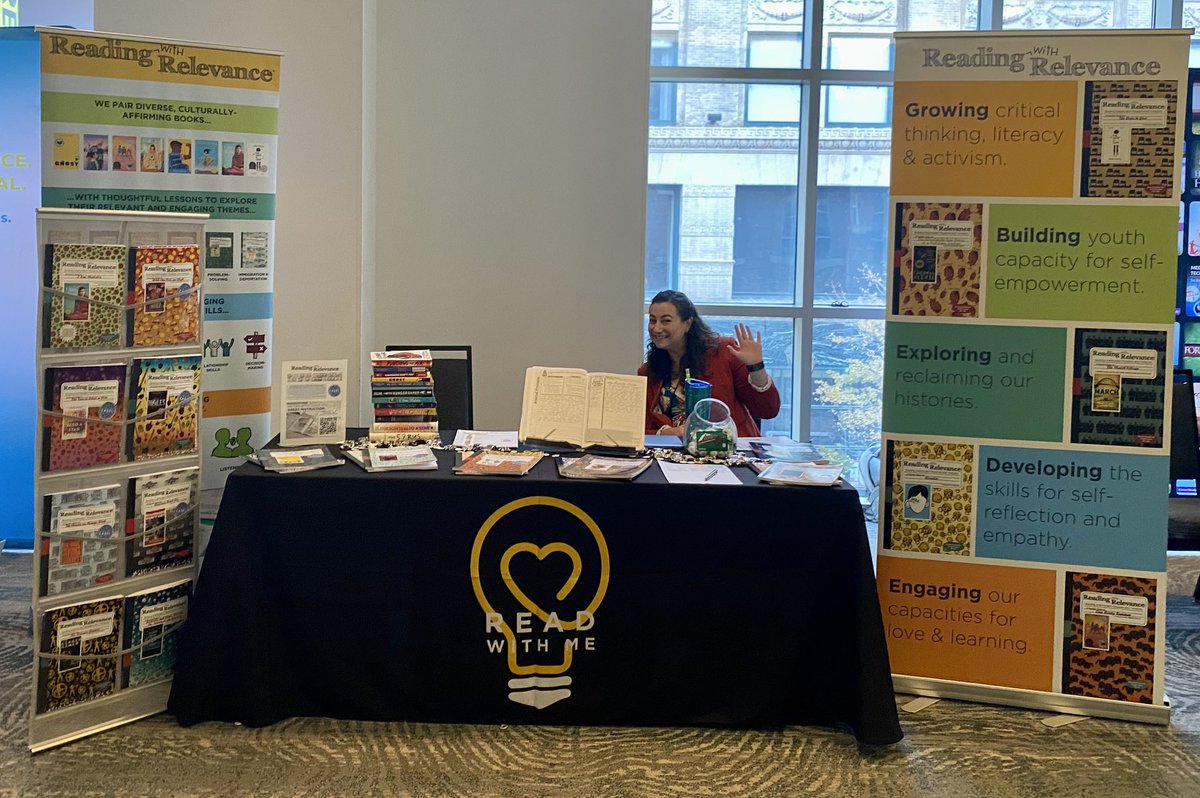 So grateful to be in community with our friends and colleagues at <a href="/NAEA_HOPE/">N.A.E.A.</a>’s 2022 convening— sharing the power of #DiverseBooks and #RelevantReading!