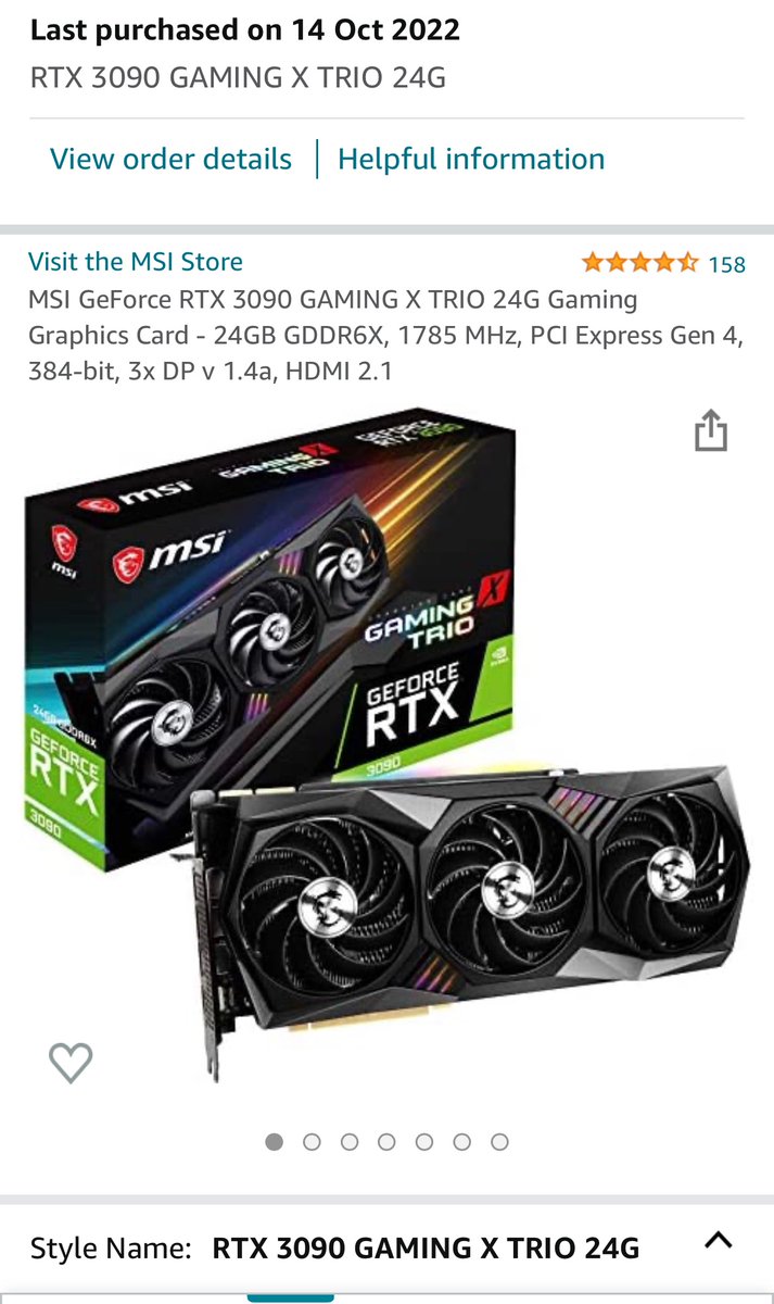 BiGBaCk_ChiEf's tweet photo. @AmazonUK someone’s scammed me today with a delivery, supposed to receive a MSI RTX 3090 graphics card and in the package was a Make up set! Dodgy driver or warehouse! Sort it out Amazon ! https://t.co/bG8u4PyFcE
