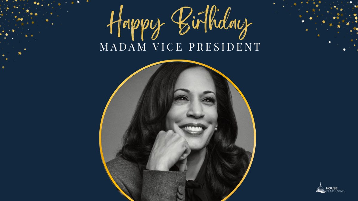 Wishing a very special Happy Birthday to our own HERstory-maker, Madam Kamala Harris! 