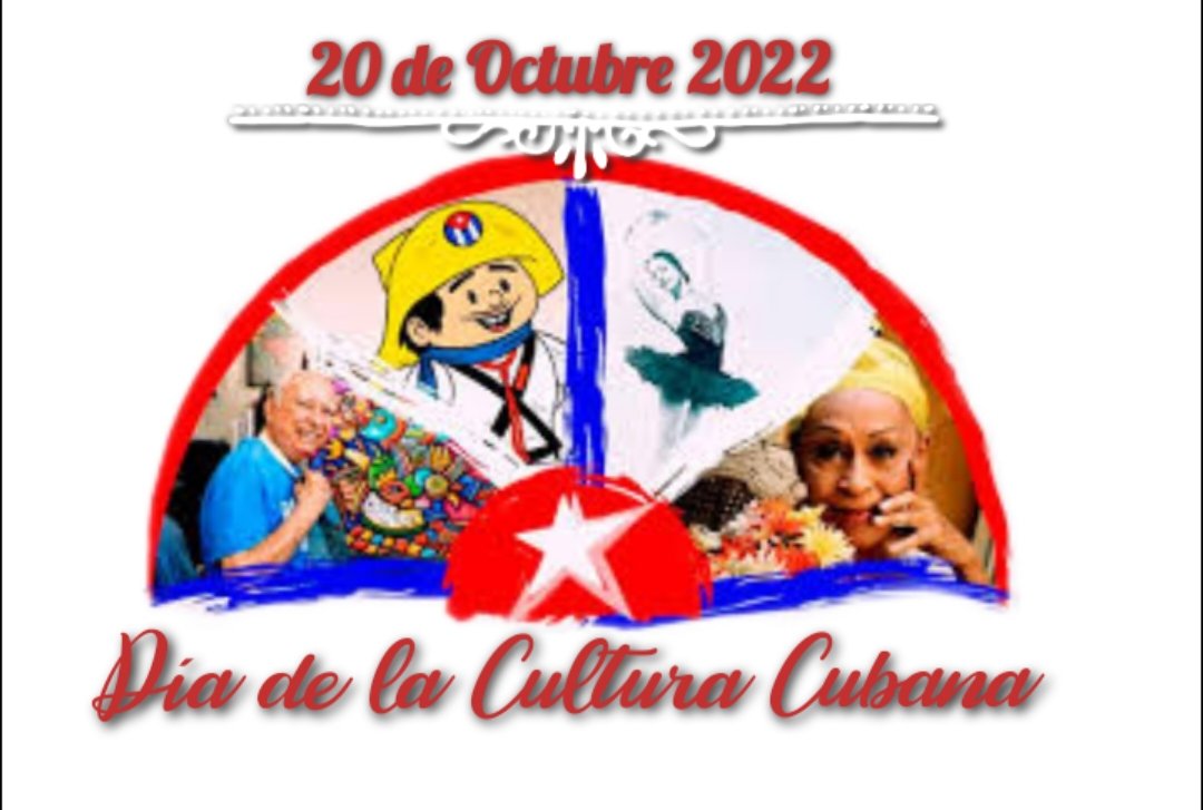 #20DeOctubre
#DíaDeLaCulturaCubana 
A 154 años de ser entonadas las notas de nuestro Himno de Bayamo.continuamos en nuestra lucha,concientes del orgullo de la patria por sus hijos.
#CubaEsCultura
#NoMasBloqueo
