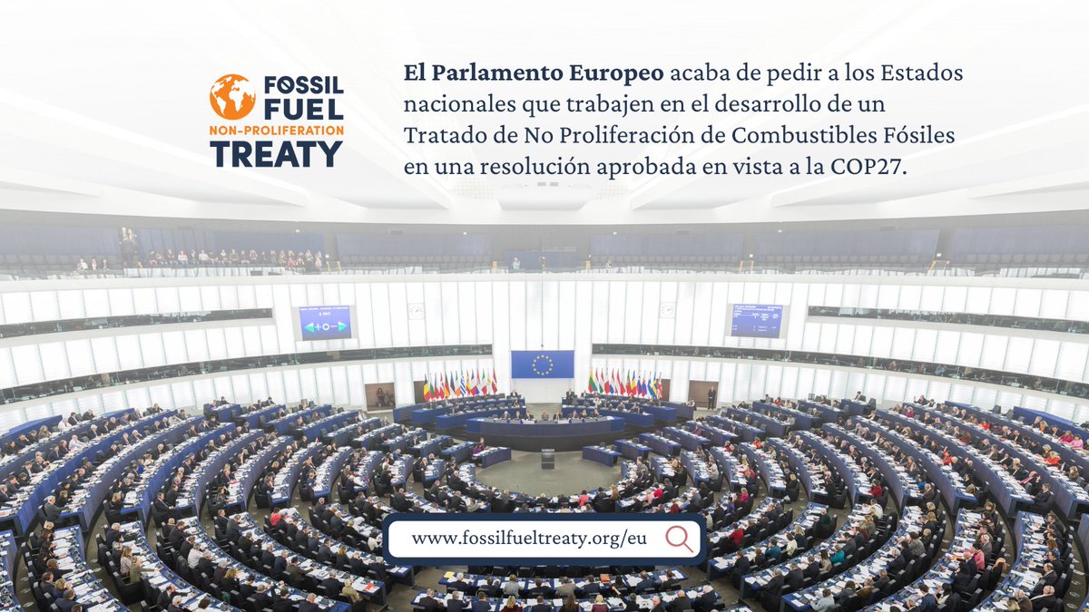 #Actualidad 🇪🇺 Parlamento Europeo @Europarl_ES aprobó resolución en la que pide a los Estados nacionales que 'trabajen en el desarrollo de un Tratado de No Proliferación de Combustibles Fósiles'. Clic acá 👉 bit.ly/3ShulIz 🇨🇴 ¿Cuál crees que es el papel de Colombia?