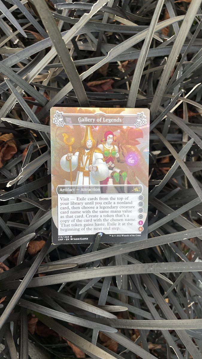 MtgVancity's tweet photo. How fast can you name a legendary creature? #MTG #magicthegathering #unfinity https://t.co/YdsZ61u1Kz