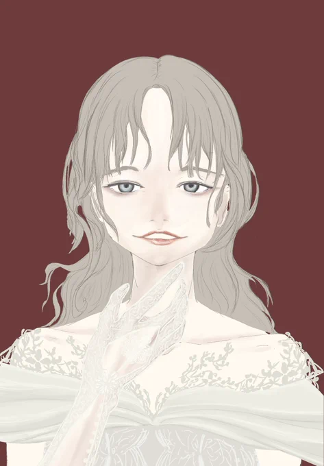 #れいじるの毎日チャレンジ 303日目 +40分本日は、大雑把に描きすぎた髪の線を直しました◎そろそろ影をつけていこうかと思います間に合うかぁ今月末提出!!笑笑 