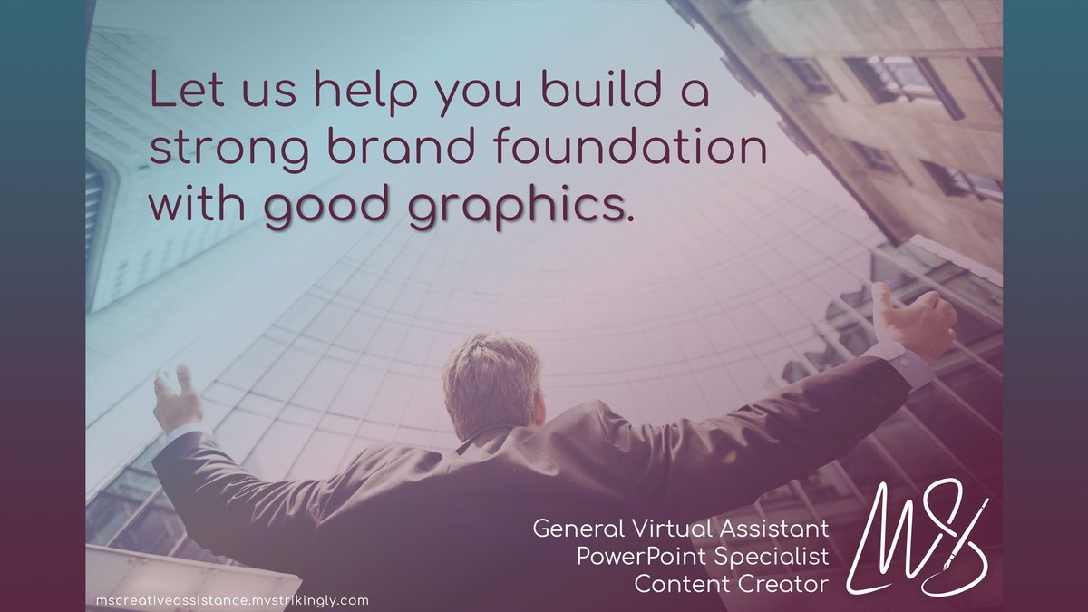 mscreativassist's tweet image. 💡Visuals are now an essential component of a successful social media strategy.
💁🏻‍♂️Let MS Creative Assistance help you with creative visuals that will make your audience remember your brand.😊

🌐 mscreativeassistance.strikingly.com

#msgraphicsdesign #creativegraphicsdesign 
#contentcreator