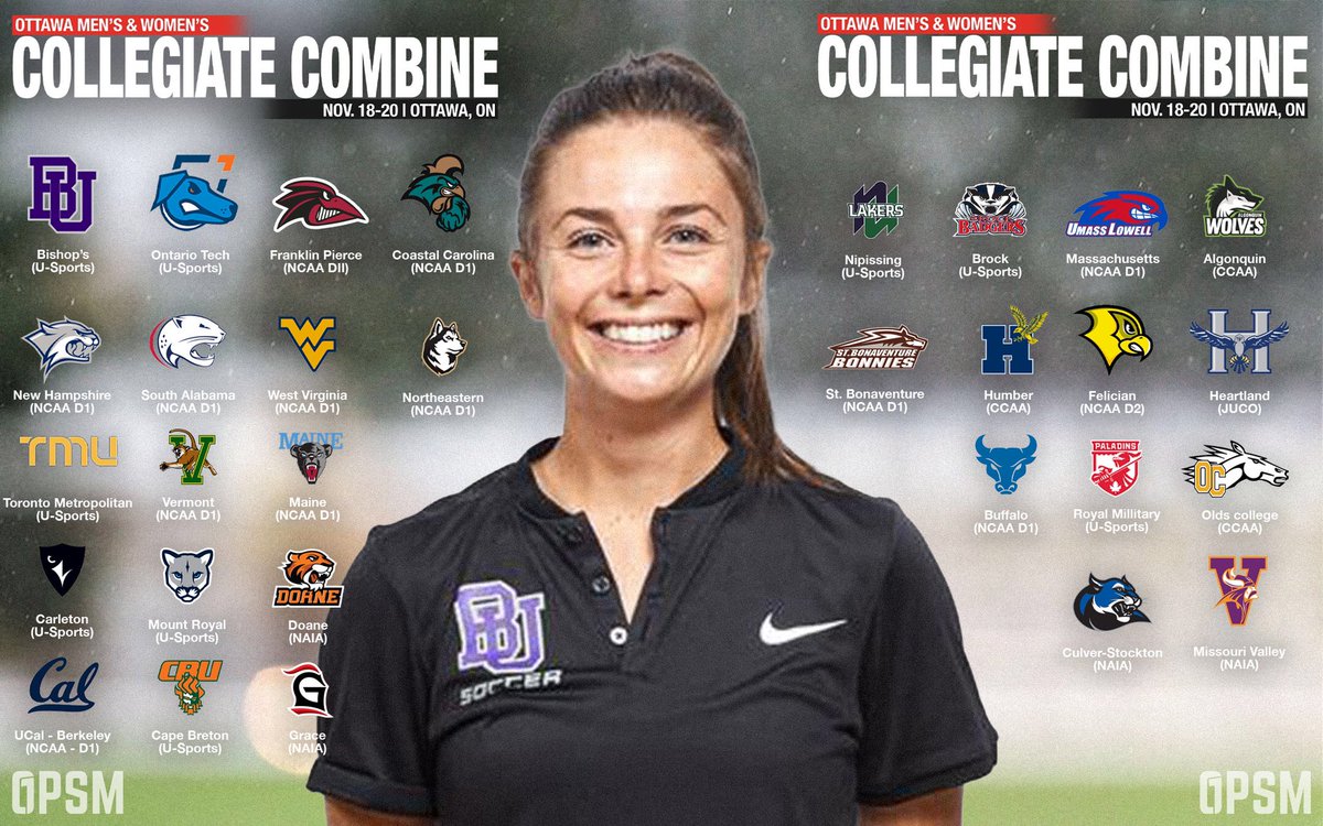 opsmpro's tweet image. The list of coaches in attendance continues to increase for both our Women’s &amp;amp; Men’s Combine📚⚽️

The top NCAA &amp;amp; U-Sports coaches are coming to Ottawa to recruit the best talent in the country 🇨🇦

Apply now with this link 👇

opsmpro.com/collegiate-com…