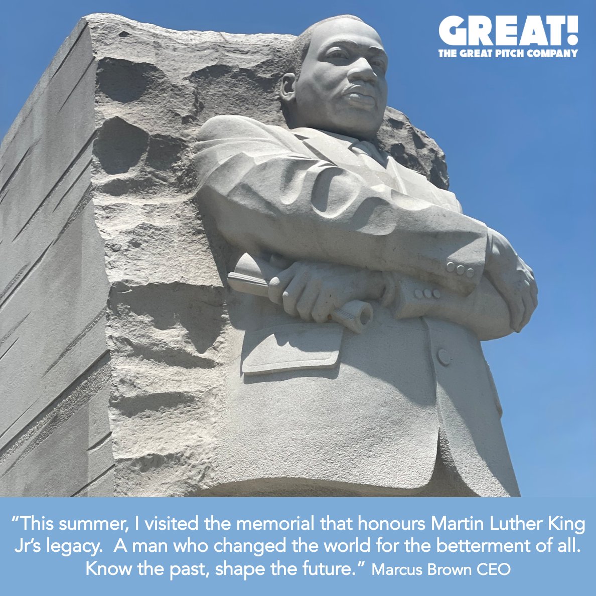 TheGreatPitchCo's tweet photo. Black History Month is a time to pay homage to the historical contribution made by the black community across all walks of life. Whilst one of the more obvious and celebrated contributors, our CEO was humbled on a recent visit to Washington DC.  

#BlackHistoryMonth #BHM #TGPC https://t.co/TFjqolqsyA